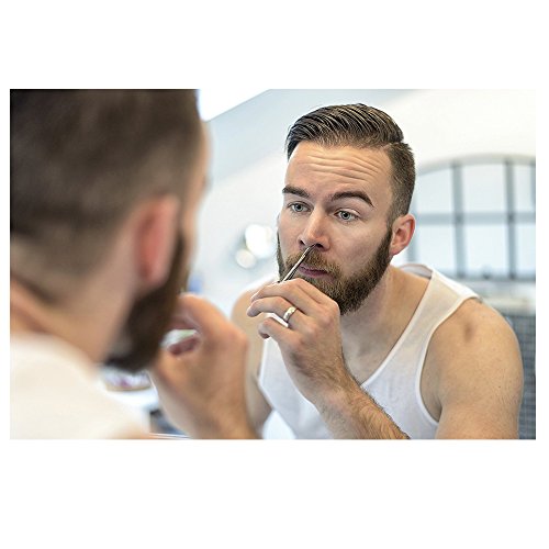 Professional Grooming Scissors for Men Facial Hair Removal - size: 1 Count (Pack of 1)