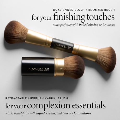 LAURA GELLER Makeup Brushes - 06 Face It All 2pc With Kabuki Brush - style: 08 Face It All 2pc