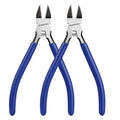 WORKPRO 2-Pack Wire Cutters, 6 Inch Precision Flush Cutters, Side Cutters - color: Blue