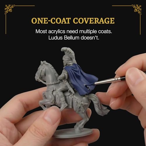 Ludus Bellum Miniature Paint Navy Blue Color 18ml Precision Dropper Bottle - color: Navy Blue