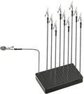 Model Painting Stand Alligator Clip Sticks, Hold Mini Model Accessories Less Paint Block Stably Clamp Tiny Model Pieces - color: Abs Base