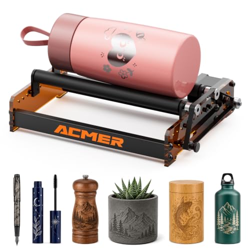ACMER M3 Laser Rotary Roller, Rotary Module for Cylindrical Engraving - color: M3