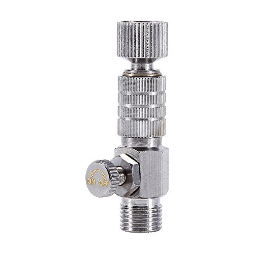 Airbrush Fitting Quick Release Disconnect Coupler Connection Fitting Adapter with Airbrush Airflow Adjustment Control Valve 1/8 inch