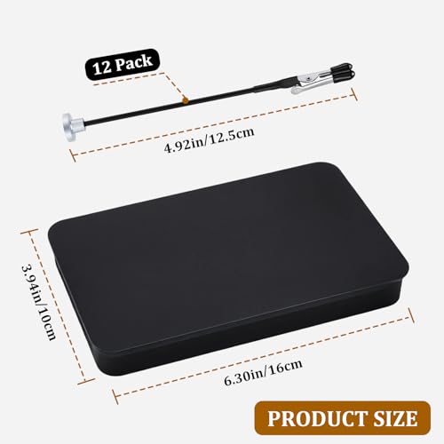 eZAKKA 2pcs Painting Stand Base Holder - color: Black, 2 Pack