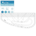 YLaziion 16" Imperial Pattern Master & French Curve Ruler for Sewing - style: Pattern Master
