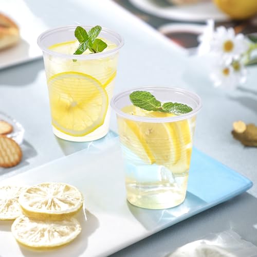 Clawsoff 5 oz 1500 Pack Plastic Cups Clear Disposable Small Bathroom Cups - size: 5oz-1500