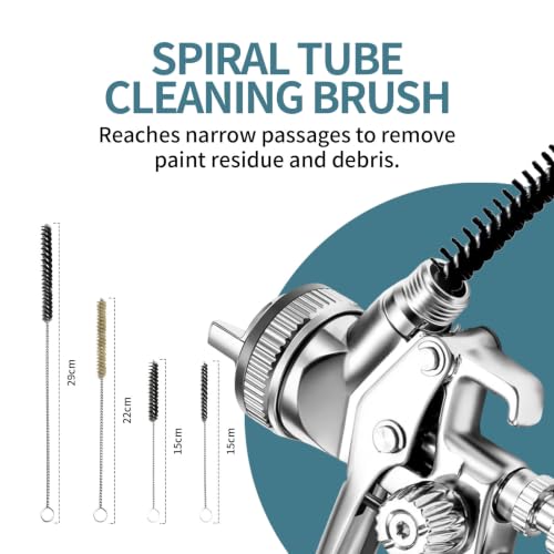Spray Gun Cleaning Kit, Multi-Purpose Paint Gun Cleaning Kit, 21 Pcs
