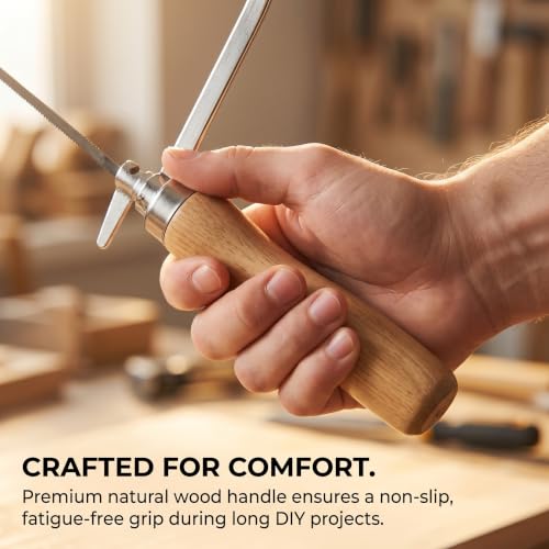 Veemoon Coping Saw, U-Shaped Coping Frame with 5 Size Replacement Blades Small Woodworking Fret Saw Carving Saw Japanese Hand Saw for DIY Crafts, Detailed Wood Plastic and Metal Cutting