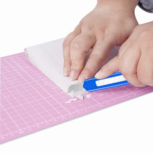 DIYSELF 24 Pack Utility Knife, 4-Color Box Cutters, Navajas para Trabajo - style: 24 Pack
