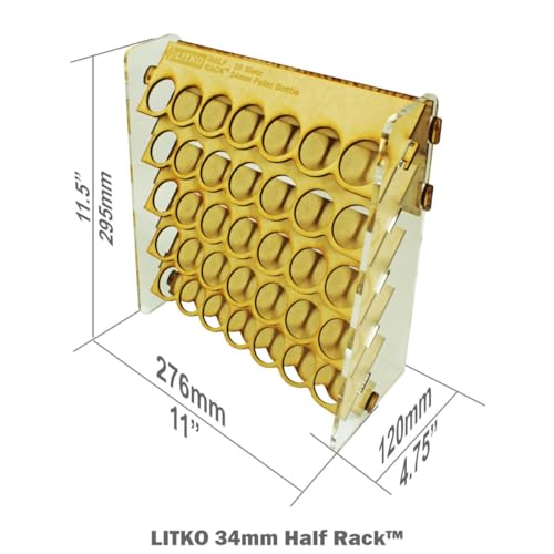 LITKO Paint Rack Storage Organizer | 70 Holes | Citadel Pots & Bottles - size: 35 Holes