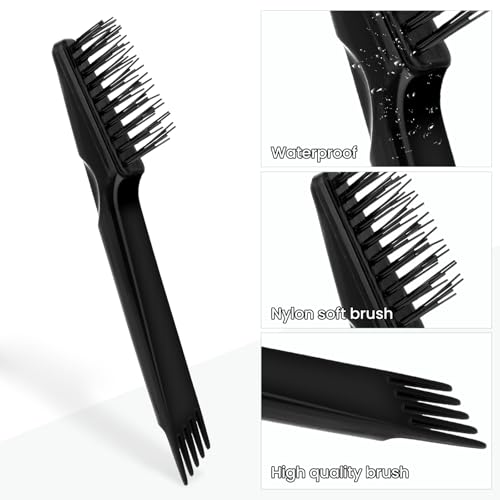 2 Pcs Hair Brush Cleaning Tool Mini Comb Cleaner Rake Metal Wires Hair Remover Tool for Home and Salon Use