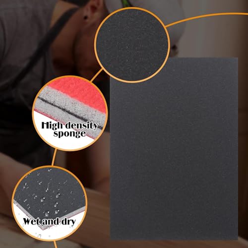 240 Grit Sanding Sponge, Wet Dry Sanding Block, 20 Pcs - size: 240 Grit