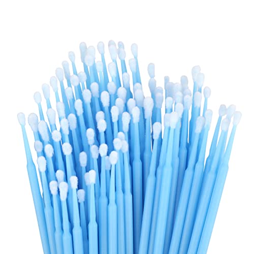 G2PLUS Cotton Swabs 500PCS Disposable Micro Applicator Brushes Micro Swabs - color: Blue, size: 500PCS