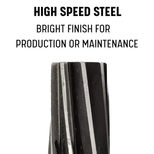 Drill America 1/2" High Speed Steel Spiral Flute Taper Pipe Reamer, DWR Series