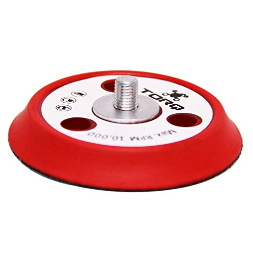 Chemical Guys, TORQ R5 Dual-Action Backing Plate, Hyper Flex, Red, 3 in