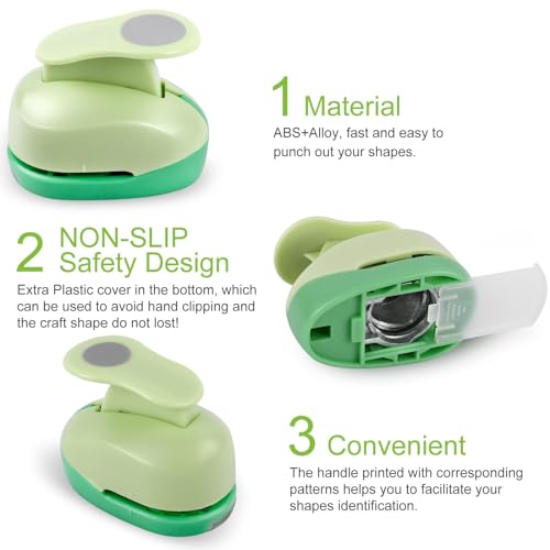 UCEC 5/8 Inch Circle Punch, 16mm Circular Cutter Tool Circle Hole Punch - color: Circle, size: 5/8 Inch