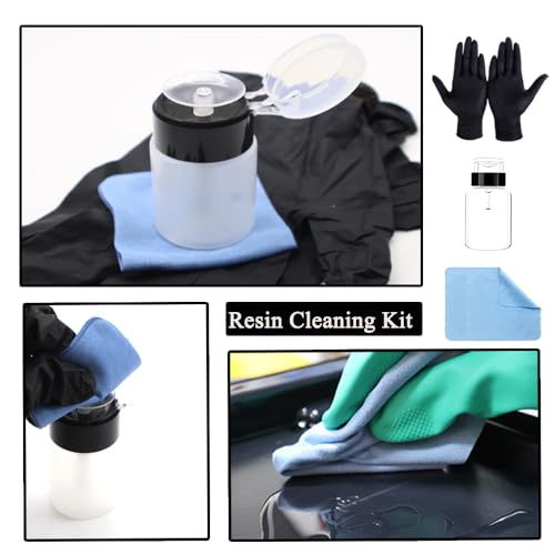 46PCS Resin 3D Printer Tool Kit with Silicone Mat, Gloves and Resin Funnels - style: Type 1