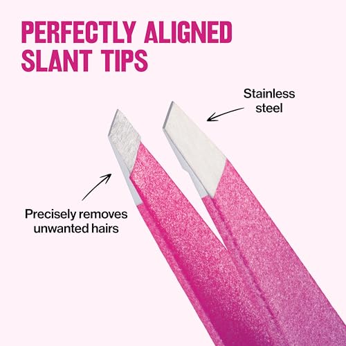 Revlon Diamond Collection Tweezer, Pink & Purple, 1 Count