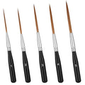 5 Pcs Long Liner Brush, Scroll Detail Long Liner Brushes
