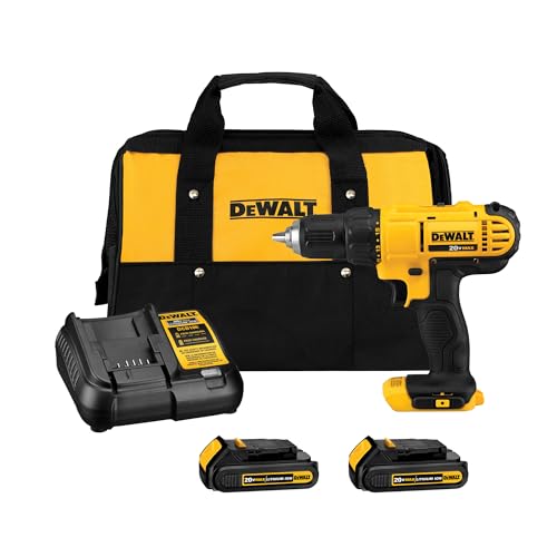 DEWALT 20V Max XR Drill Driver, Battery and Charger (DCD771C2)