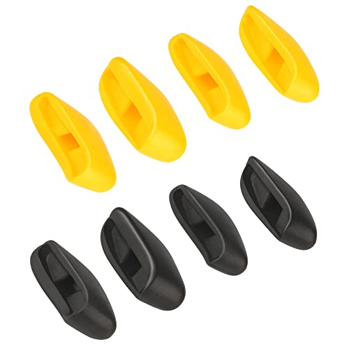 BLAZERBUCK Replacement Nose Pads Nose Piece for Oakley Half Jacket 2.0 OO9144/Half Jacket 2.0 XL OO9154 Sunglass - color: Black + Yellow