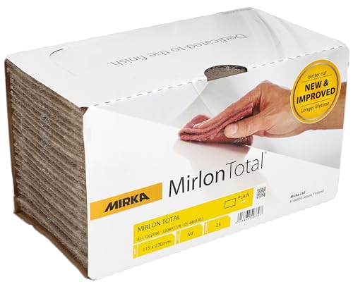 Mirka Abrasive Scuff Pads Mirlon Total Micro Fine 2500 Grit, 25 Pack, Beige - size: Grit 2500 - Micro Fine