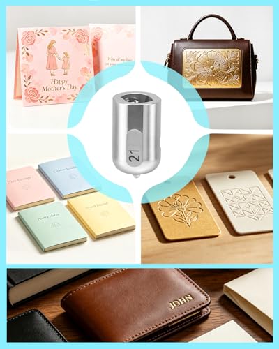 UCEC Fine Debossing Tip (21) Compatible with Cricut Maker 4/Maker 3/Maker - color: Debossing