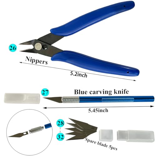 Model DIY Tool Kit, Basic Gundam Craft Building Repairing Tool Set