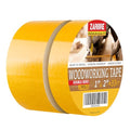 Double Sided Woodworking Tape, 1 & 2 Inch x 33 FT, 2 Rolls Residue-Free, Removable Strong Double Sided Tape for Woodworking, Double Sided Masking Tape for Wood Template, Edge Banding, Anchoring
