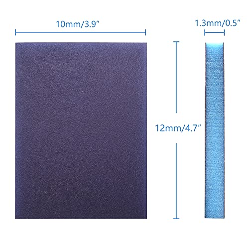 16Pcs 220 Grit Sanding Sponge, Jamiikury Sanding Blocks Washable and Reusable, Wet Dry Sandpaper Sponge for Wood Metal FurniturePaint and Drywall - size: 220 Grits