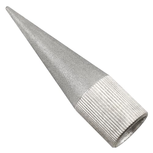 Leather Hole Punch Sharpener Emery Round Edge Grinder Polishing Polisher Tool for Handmade Manual DIY Crafts 3-16MM, Silver-Gray