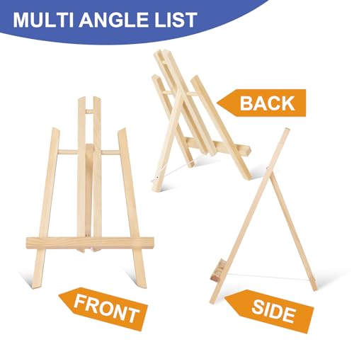 ESRICH 24 Pack 11.8" Wood Easels, Tabletop Easel for Painting - style: 11.8"-24P