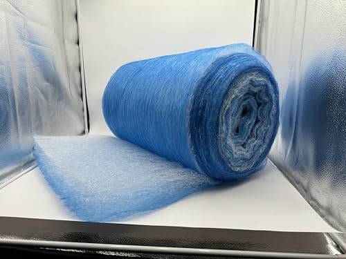 wioboy Paint Booth Exhaust Filter Roll (48" x 200ft), Spray Booth Filter, Fiberglass Paint Arrestor for Air Filter System(18 Gram) - size: 48" x 200ft