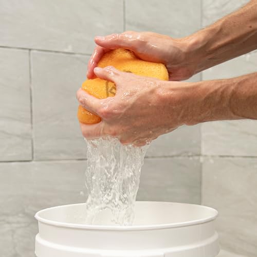 QEP 70005Q-6D 7.5 Inch x 5.5 Inch x 1.875 Inch Grouting, Cleaning and Washing Sponge, X-Large, 6-Pack