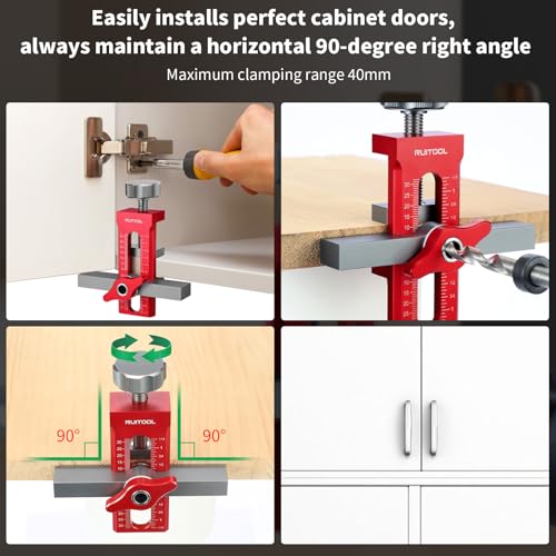 RUITOOL 2-in-1 Cabinet Door Mounting Jig for Frameless Cabinets Only - style: Upgraded model