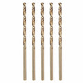 5pcs Micro Drill Bit #38 Diameter 2.578mm 4341 HSS for Soft Metal - size: #38