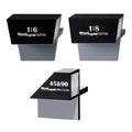 Complete Dovetail Guide Set – 1:6 & 1:8 & 45°/90° Magnetic Layout Tool for Precision Woodworking, Joinery, Cabinetmaking – CNC Aluminum Hand Saw Marker Kit - size: Saw Guide - Set: 1:6 & 1:8 & 45°/90°