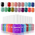 OpenLive 20 Color Perfume Nail Polish Set Red, Pink, Pueple and Green Quick Drying Nail Polish Set for Women Salon DIY Nail Art - color: 20 Color Set