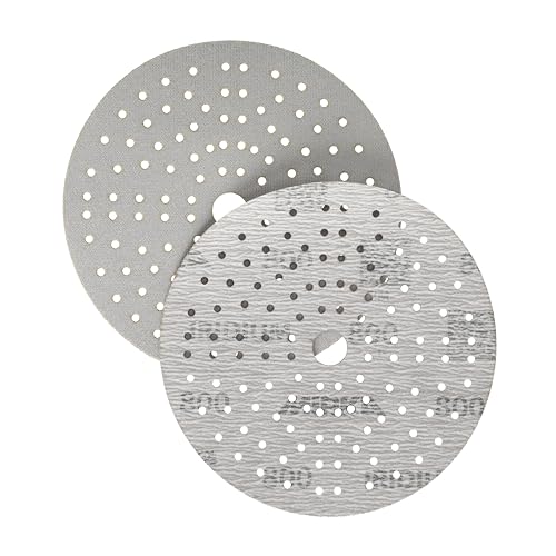 Mirka Iridium 6 Inch 800 Grit Premium Ceramic Blend Sanding Discs, 50 Pack - size: Grit 800