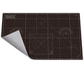 Self Healing Cutting Mat A1 24"x 36" Double Sided Black Mat - color: Black, size: A1 (24" x 36")