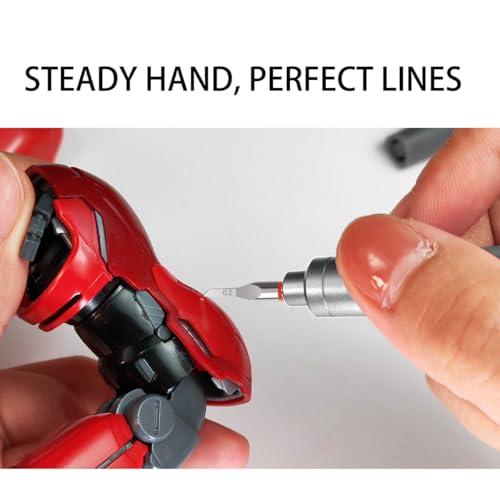 Tungsten Steel Scribing Tool (0.1/0.15/0.2mm) for Gundam & Resin Models - Panel Line Engraving & Detailing Set