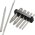Hotop 7 Pcs Metal Model Bending Tool Kit Tab Edge Cone Shape for 3D Puzzles