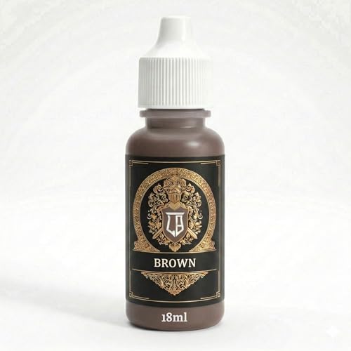 Ludus Bellum Miniature Paint Brown Color 18ml Precision Dropper Bottle - color: Brown