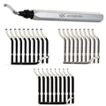 AFA Tooling Deburring Tool, 31 M2/M35 Blades, CNC Anodized Aluminum Handle - style: 31 Mixed Blades Kit