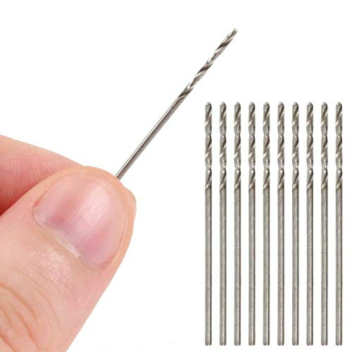 20 Pcs 1.5 mm HSS Micro Twist Drill Bit, Mini High Speed Steel Drill for Wood, Plastic, Soft Metal - size: 1.5 mm