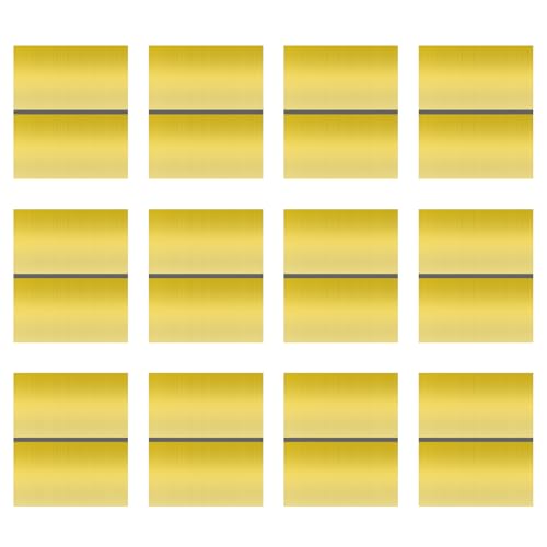 Laser Engraving Blank ABS Double Color Plastic Sheet(Gold) - color: Gold