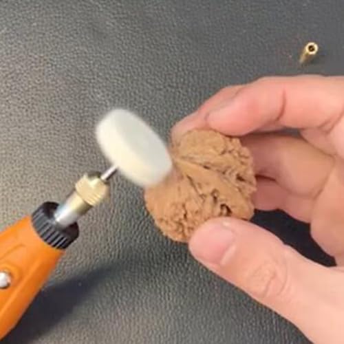 20 Pcs 3/32'' Shank Wool Felt Buffing Wheels - style: 20 Pcs Wool Felt Buffing Wheels