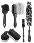 Fantasticlean 6PCS Car Wheel Brush Kit for Cleaning Tires - size: 6PCS-WDK001