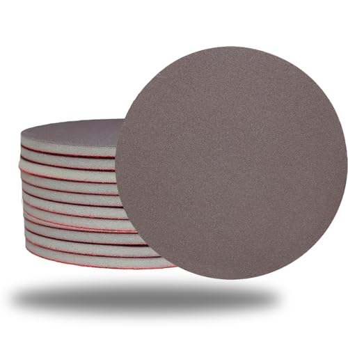 10 Pack 5 Inch Hook and Loop Sanding Sponge Discs 400-3000 Grit Wet Dry Sanding Pads, Foam Sandpaper for Random Orbital Sander, Curved Surface Large-Area Sanding Polishing for Metal Wood Auto (5 Inch)
