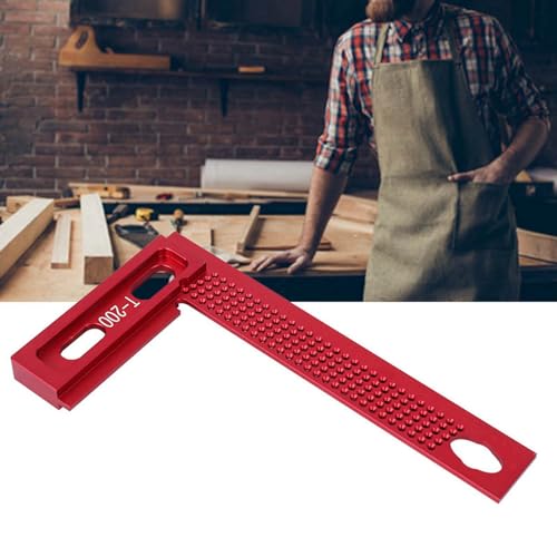Aluminum Alloy Woodworking Ruler 200mm
